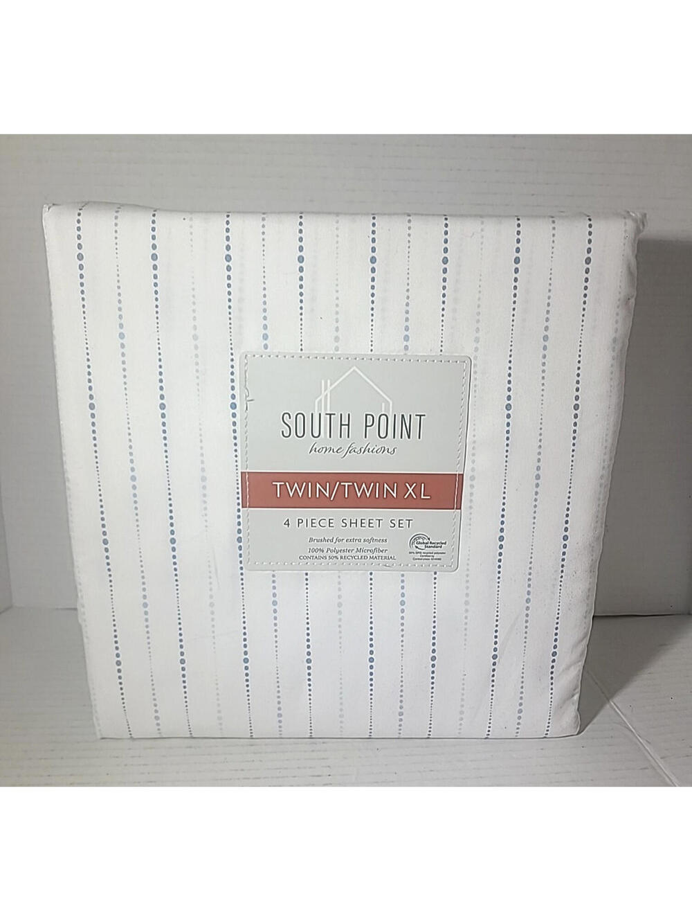 South Point Home Fashions Twin/Twin XL, 4 Piece Sheet Set College Dorm New